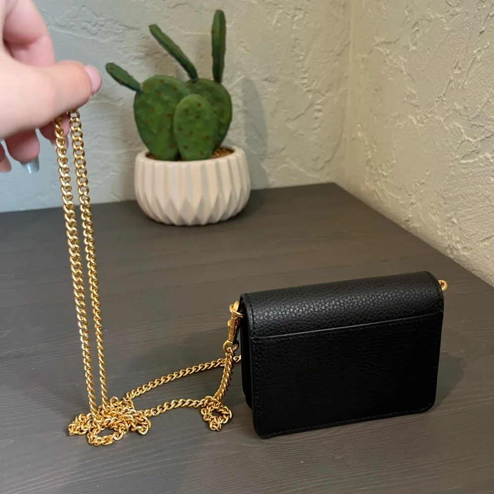 Tory Burch- WALKER NANO CHAIN WALLET with Chain